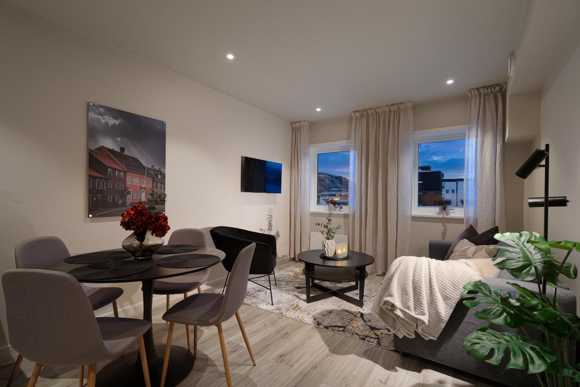 Bispegata 5 - Studio Apartment Hotel Tromsø Eksteriør billede